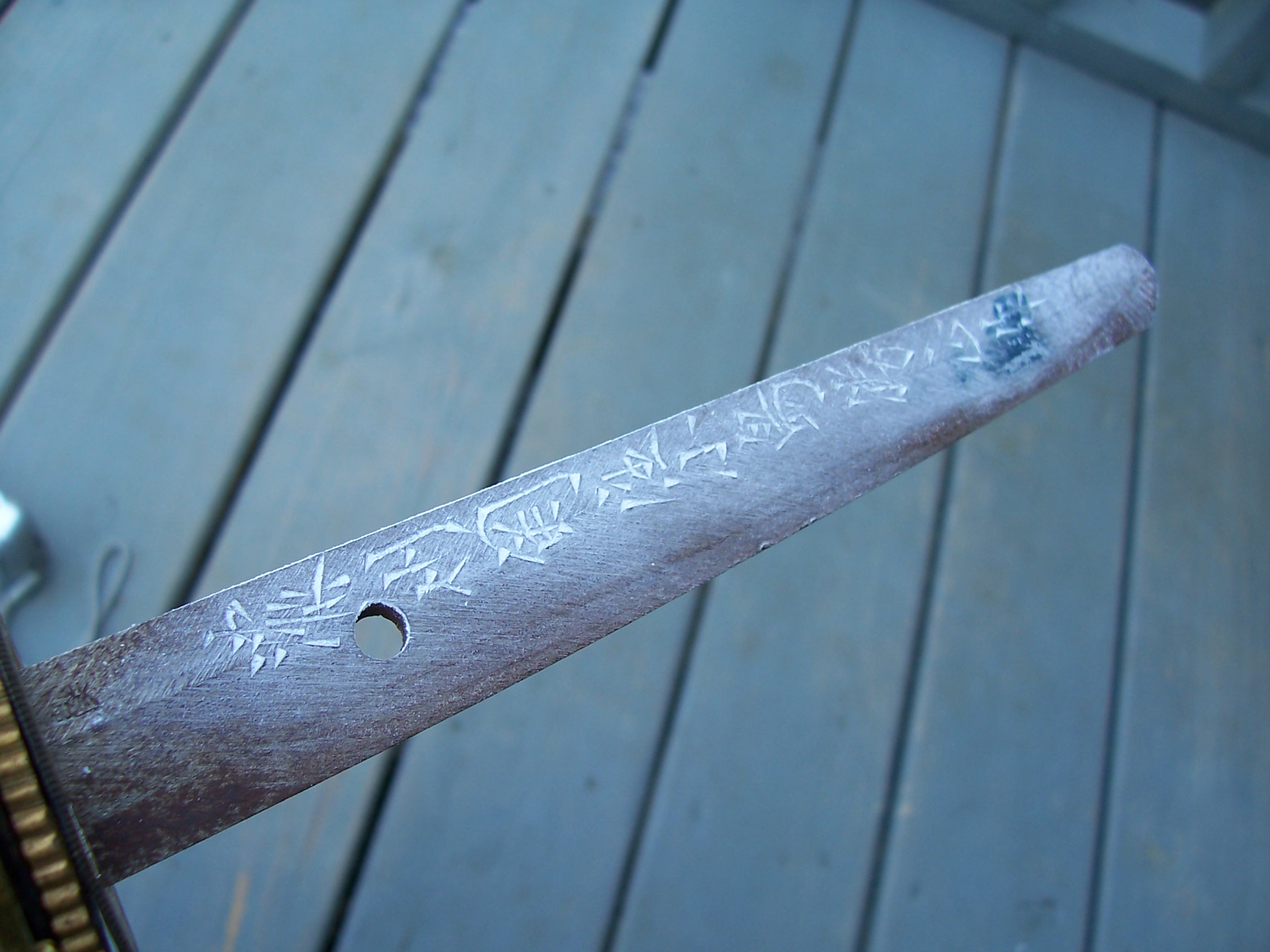 Need To Know What The Tang Says And If That Is An Arsenal Mark On This Japanese Sword Nihonto Club